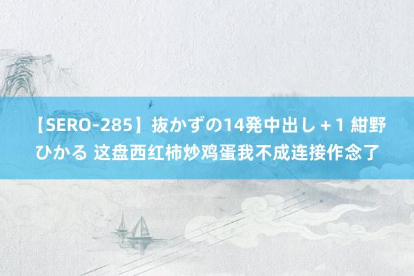 【SERO-285】抜かずの14発中出し＋1 紺野ひかる 这盘西红柿炒鸡蛋我不成连接作念了