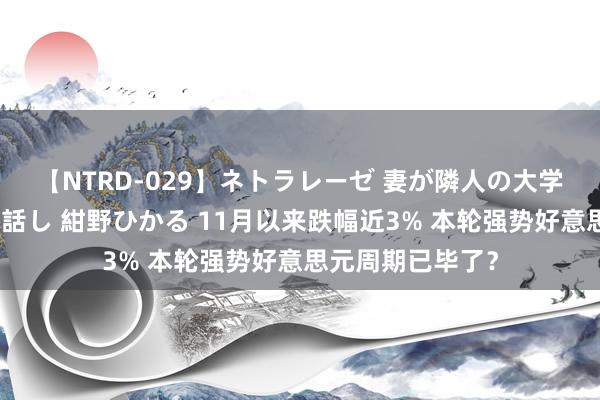 【NTRD-029】ネトラレーゼ 妻が隣人の大学生に寝盗られた話し 紺野ひかる 11月以来跌幅近3% 本轮强势好意思元周期已毕了？