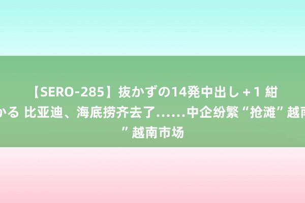 【SERO-285】抜かずの14発中出し＋1 紺野ひかる 比亚迪、海底捞齐去了……中企纷繁“抢滩”越南市场